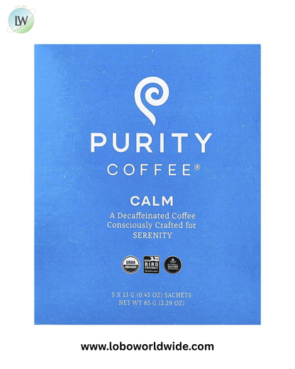 Purity Coffee, Sachets, 5 Sachets, 0.45 oz (13 g) Each