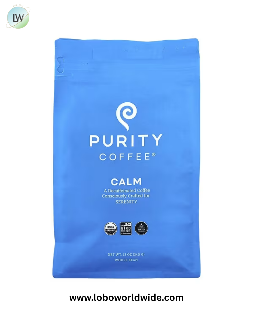 Purity Coffee, Whole Bean, 12 oz (340 g)