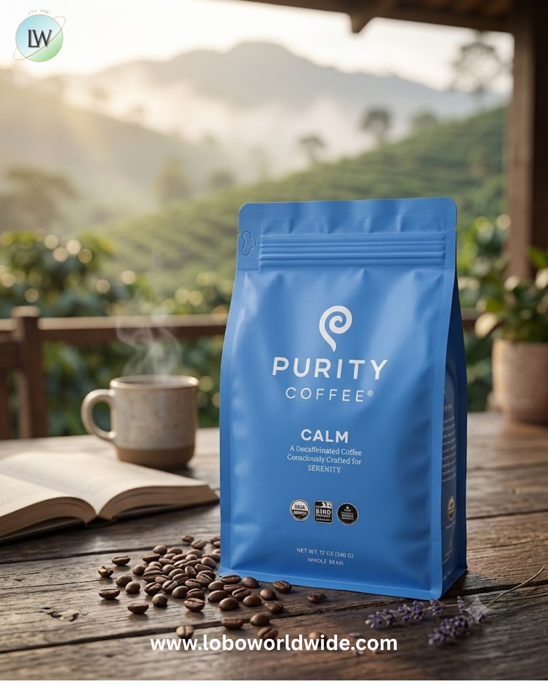 Purity Coffee, Whole Bean, 12 oz (340 g)