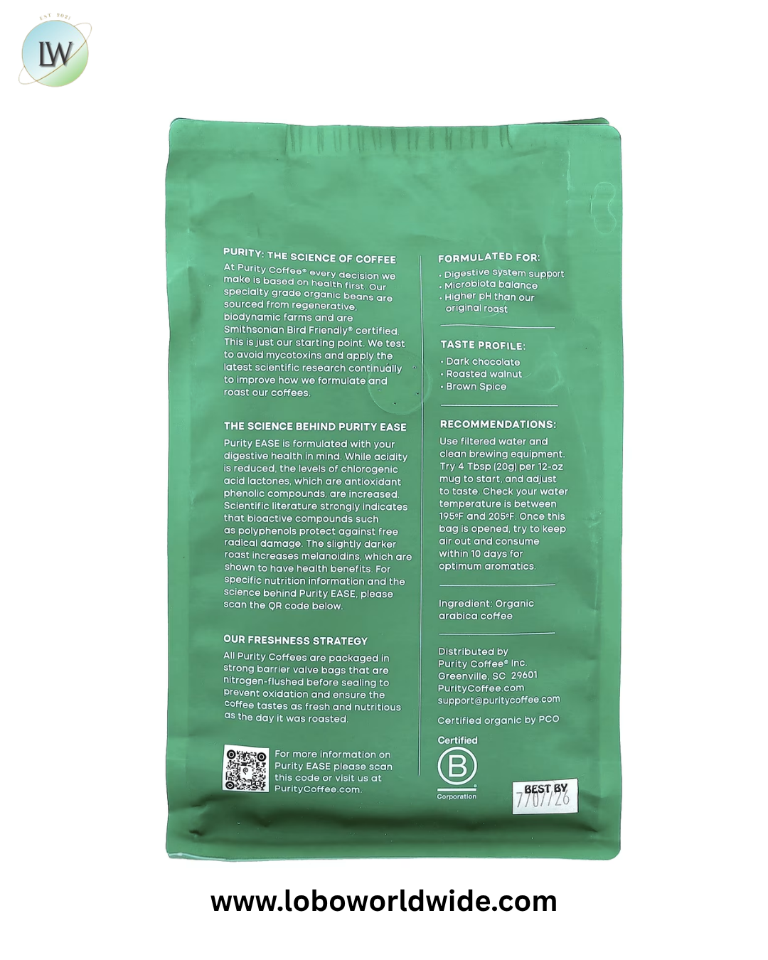 Purity Coffee, Ground, 12 oz (340 g)