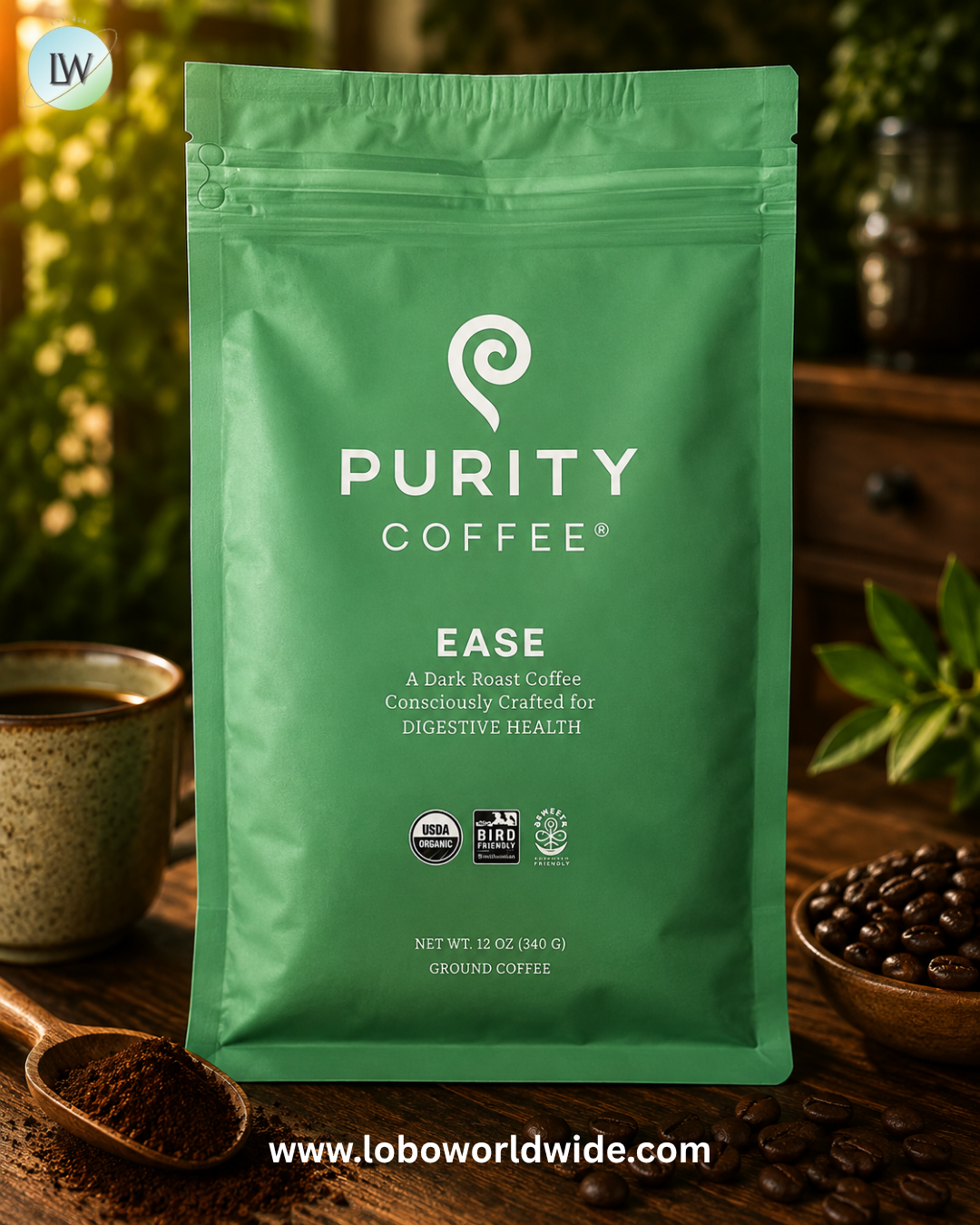 Purity Coffee, Ground, 12 oz (340 g)