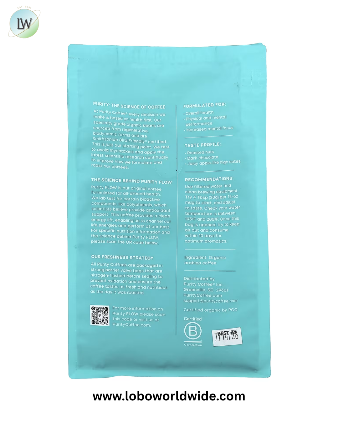 Purity Coffee, Ground, 12 oz (340 g)