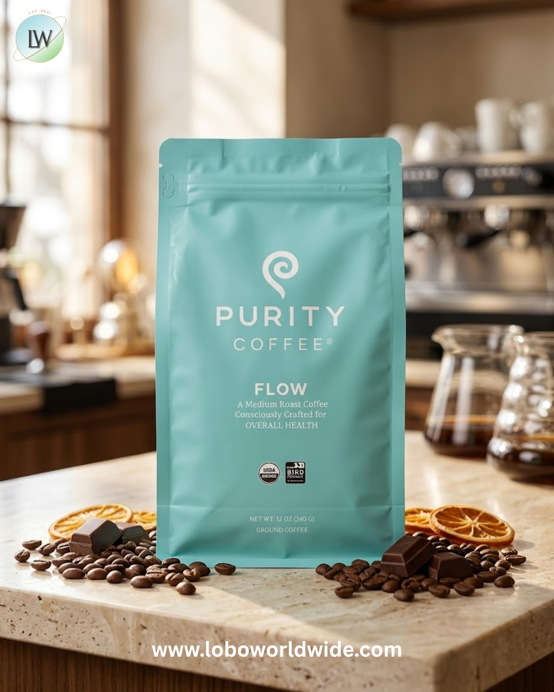 Purity Coffee, Ground, 12 oz (340 g)