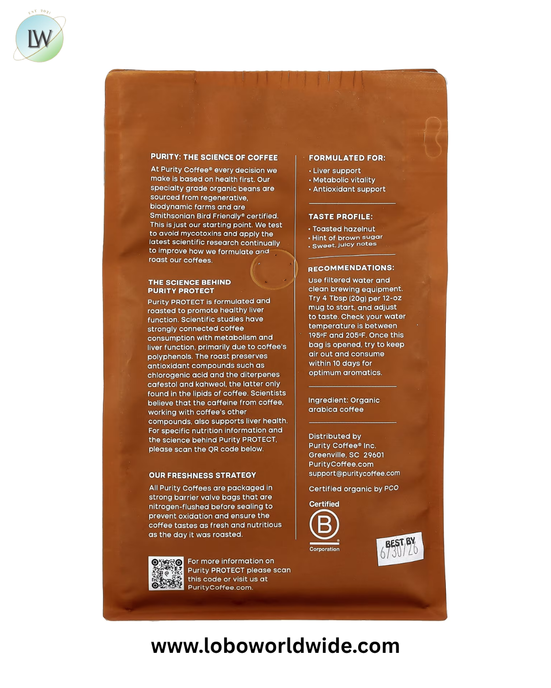 Purity Coffee, Ground, 12 oz (340 g)
