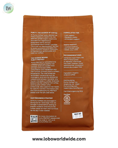 Purity Coffee, Whole Bean, 12 oz (340 g)