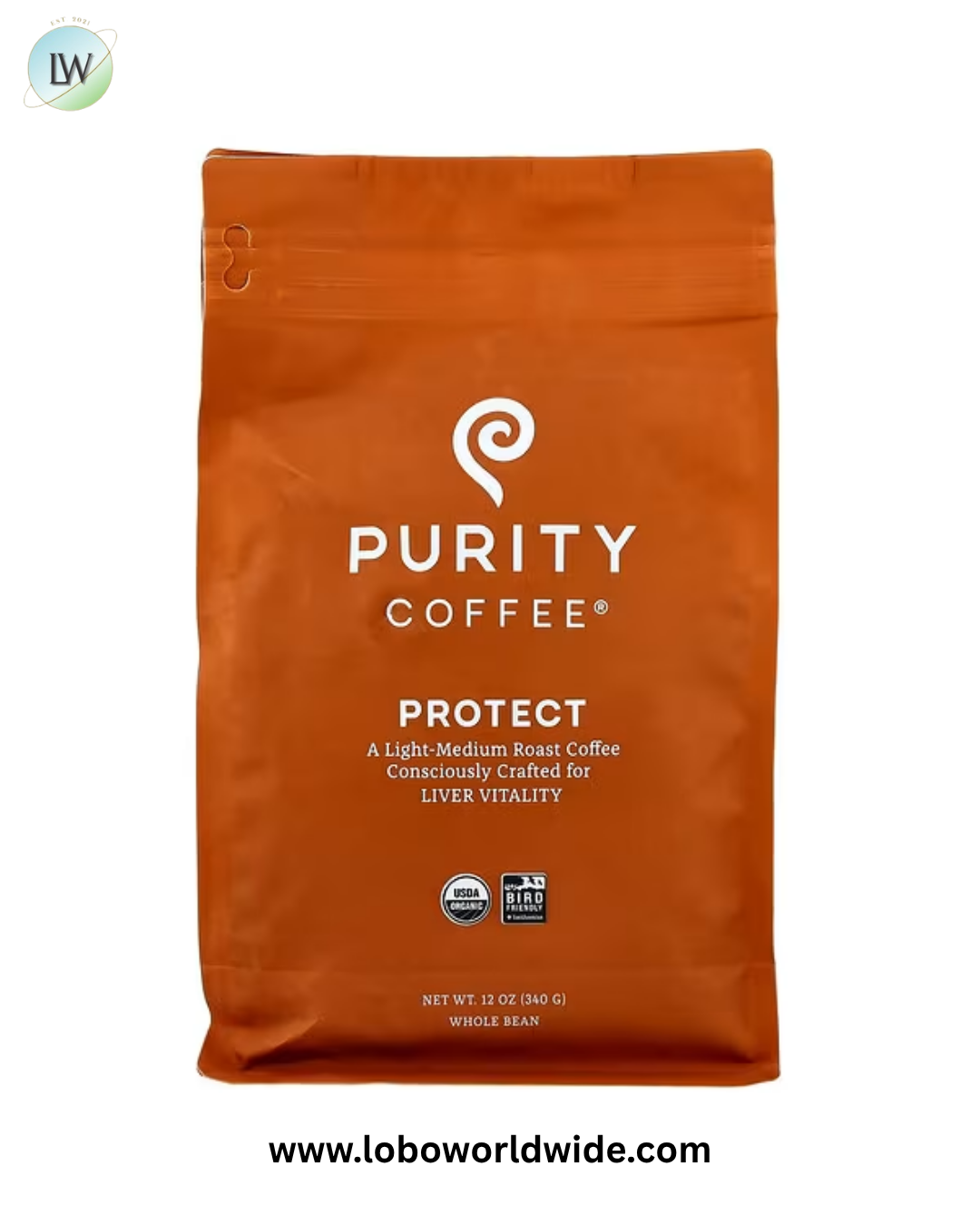 Purity Coffee, Whole Bean, 12 oz (340 g)