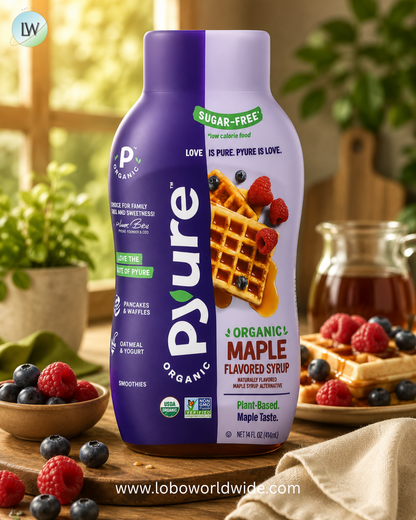 Pyure, Organic Flavored Syrup, Sugar-Free, 14 fl oz (414 ml)