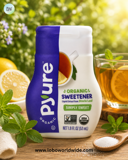 Pyure, Organic Liquid Stevia Sweetener 1.8 fl oz (53 ml)