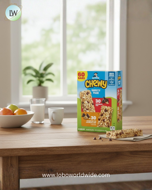 Quaker Chewy Granola Bar, Variety Pack, 60 ct.