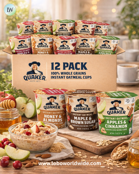 Quaker Instant Oatmeal Express Cups, 4 Flavor Variety Pack, 1.76 Ounce (Pack of 12)