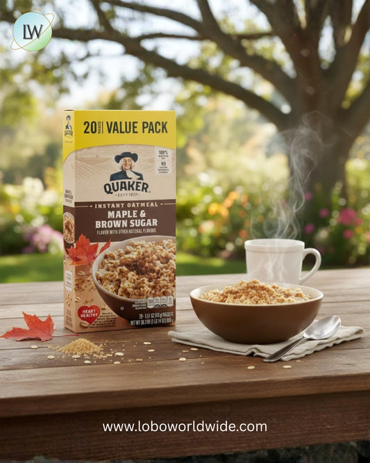 Quaker Maple & Brown Sugar Flavor Instant Oatmeal, 1.51 oz 20 Packets