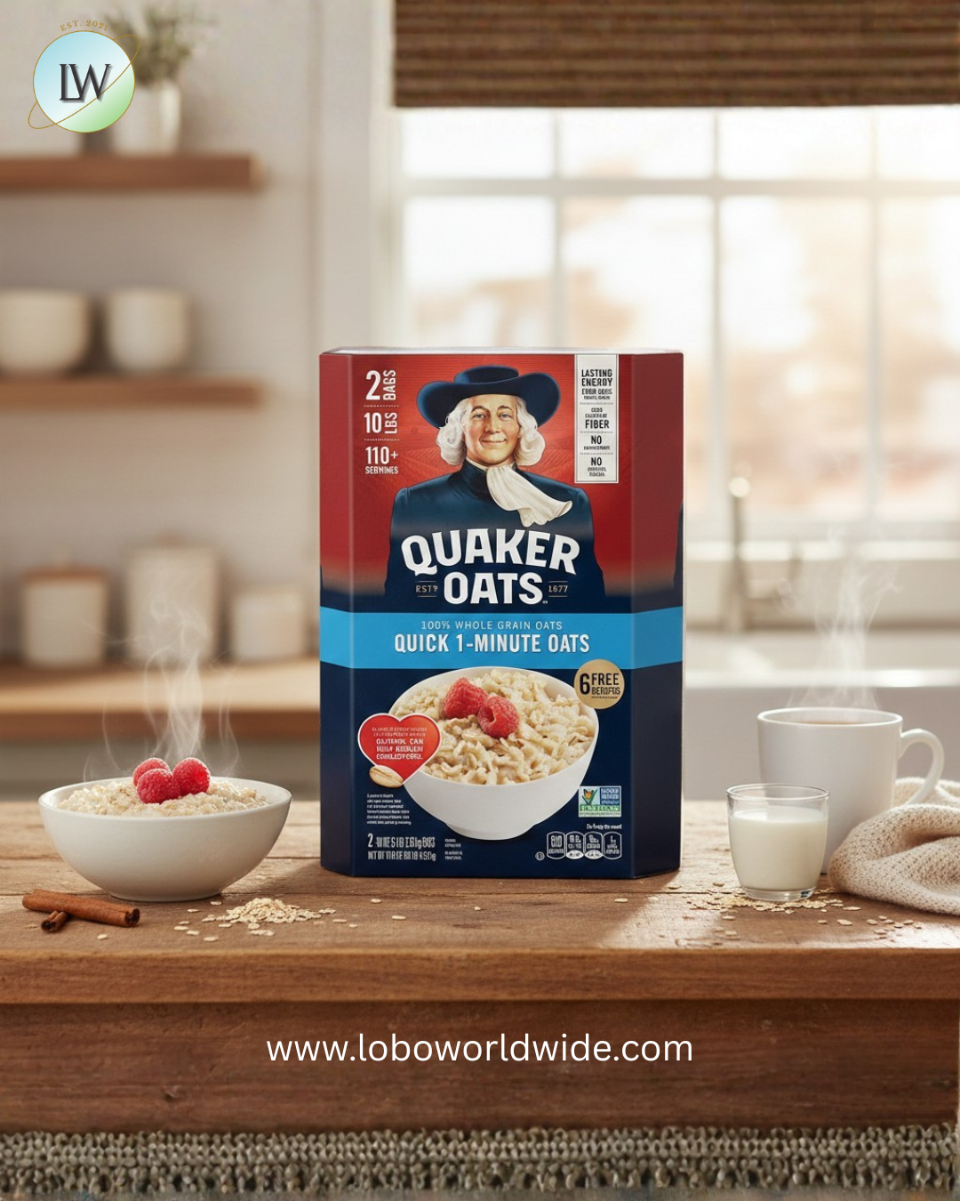 Quaker Quick 1-Minute Oats, 160 oz.
