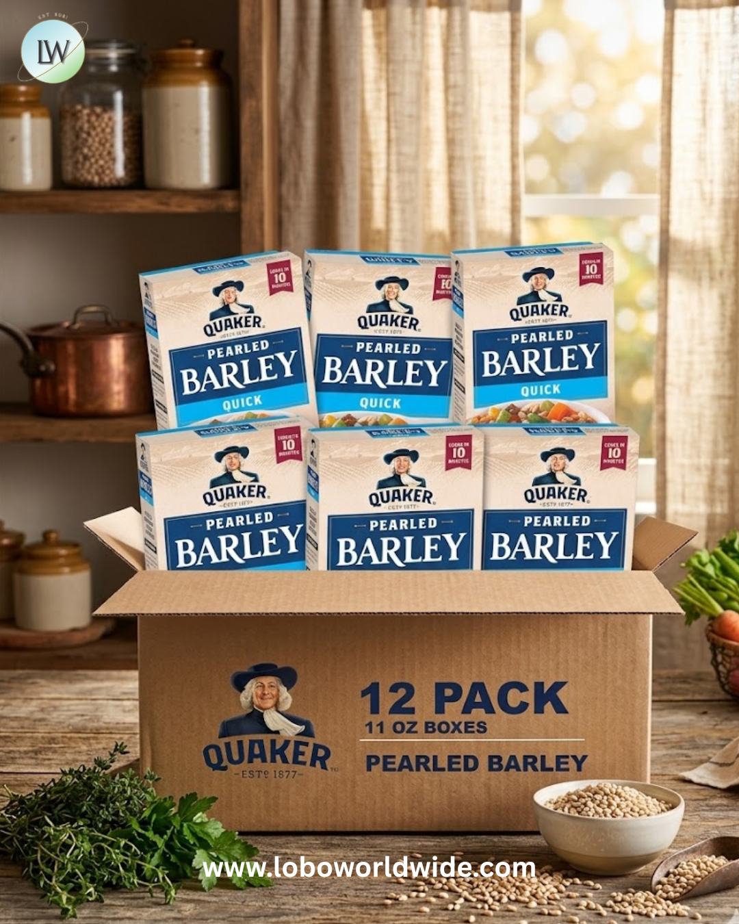 Quaker Quick Barley, 11 Ounce (Pack of 12)
