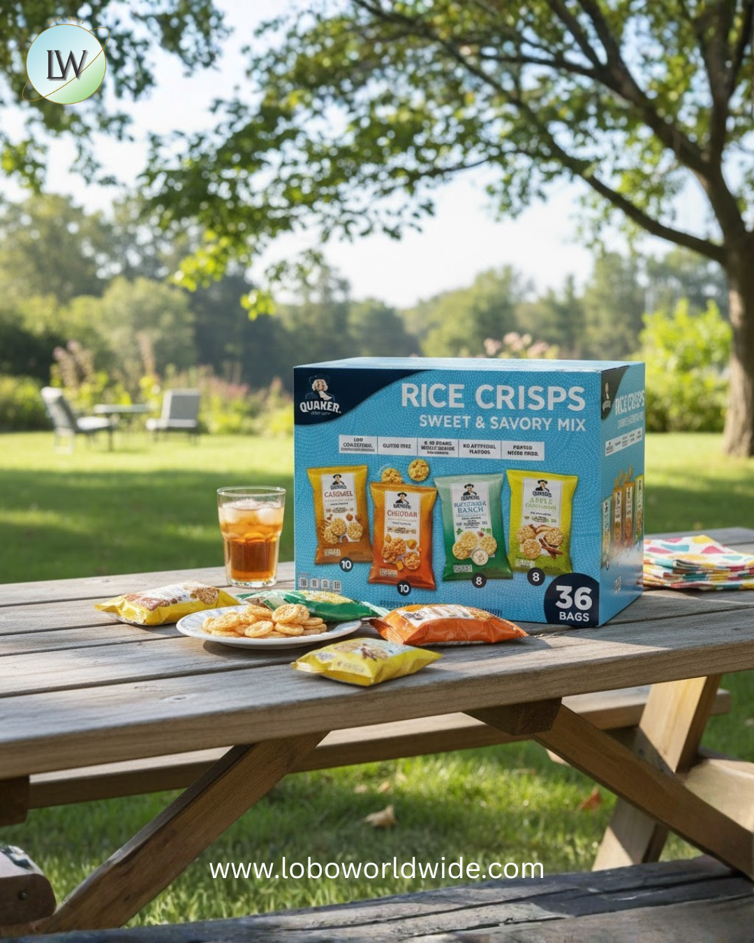 Quaker Rice Crisps Variety Pack 36 pk.