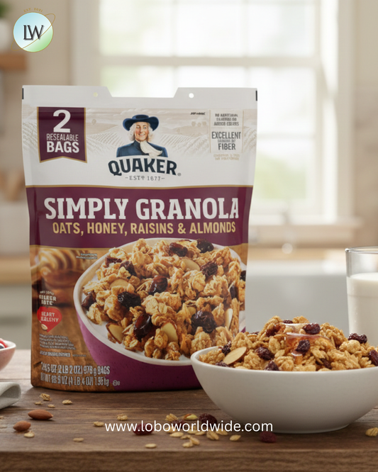 Quaker Simply Granola, 34.5 oz., 2 pk.