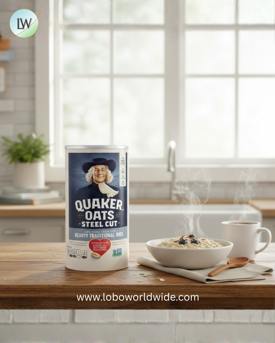 Quaker Steel Cut&nbsp;Hearty Traditional Oats 30 oz