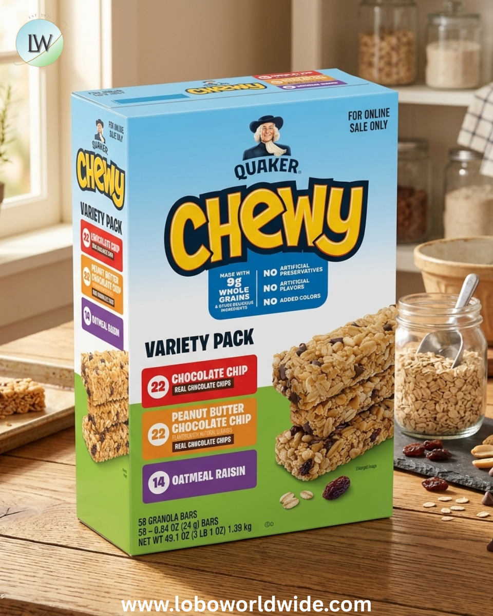 Quaker Chewy Granola Bars, S'mores, 58 Count