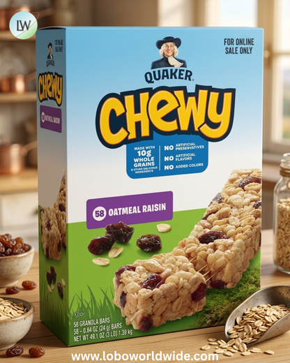 Quaker Chewy Granola Bars, S'mores, 58 Count