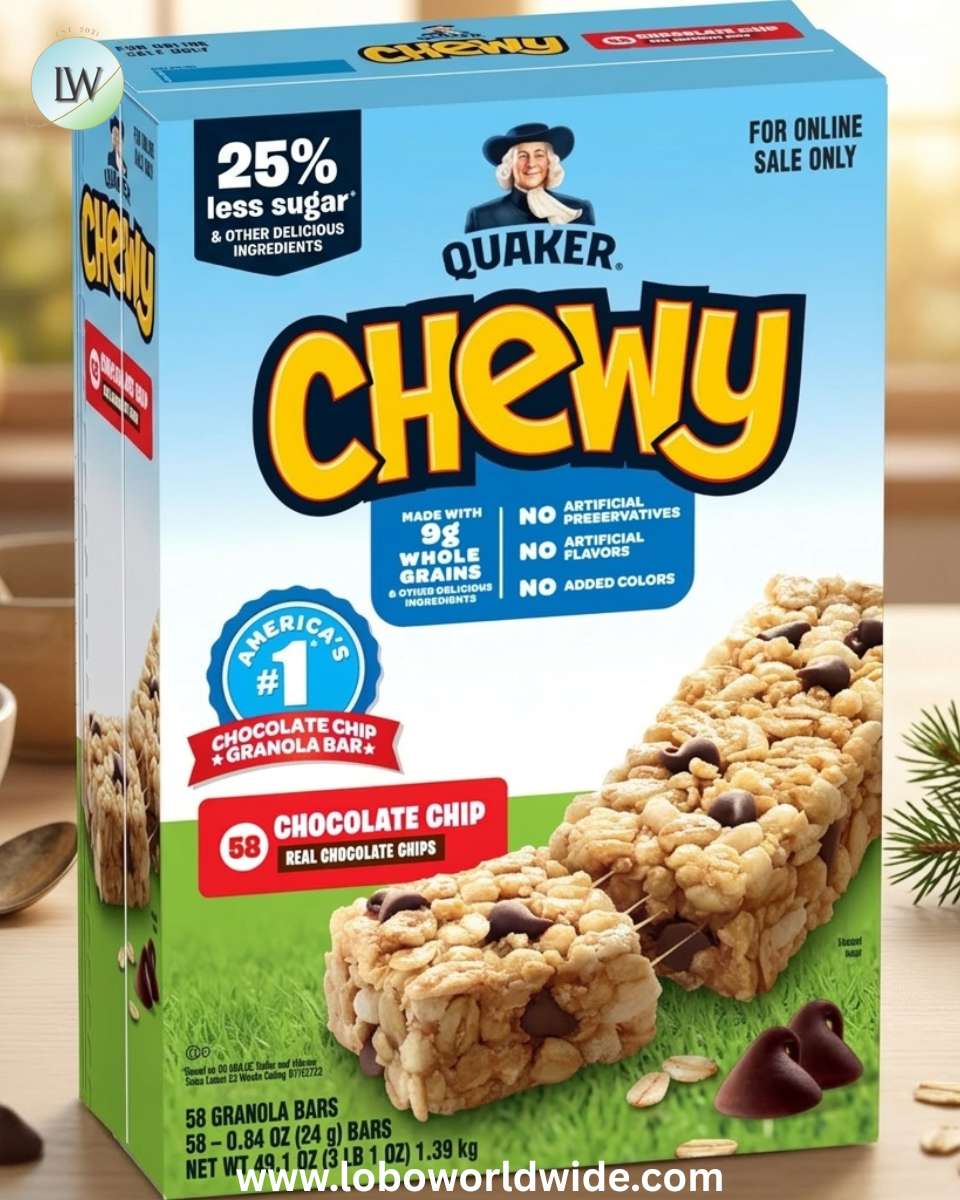 Quaker Chewy Granola Bars, S'mores, 58 Count