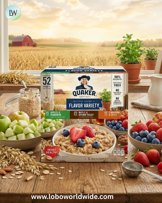 Quaker Instant Oatmeal, Variety Pack, 52 pk.