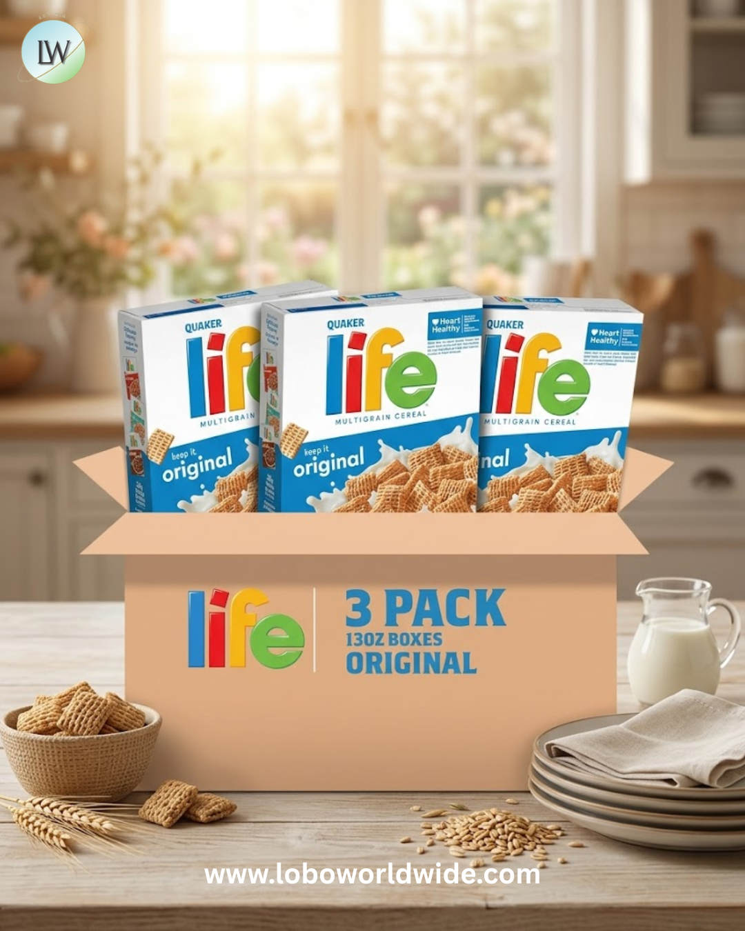 Quaker Life Breakfast Cereal,