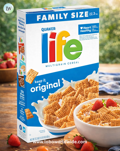 Quaker Life Original Cereal 22.3OZ Box