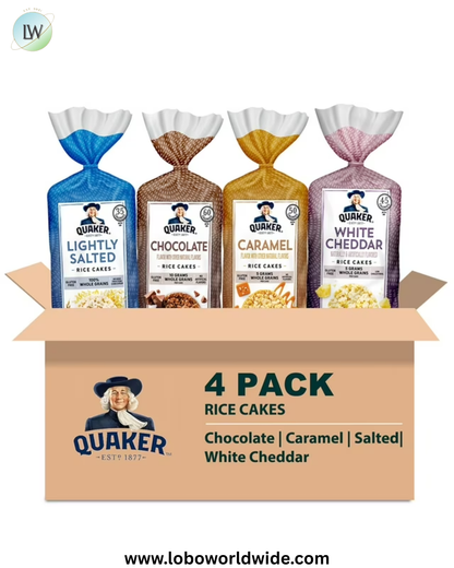 Quaker Rice Cakes, Variety Pack, 4 pk.