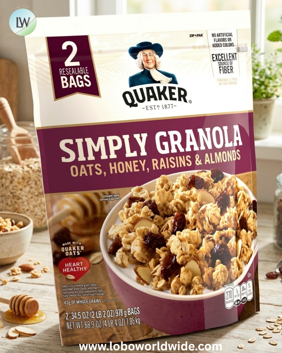 Quaker, Simply Granola, 34.5 oz, 2-Count