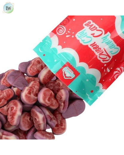 Queen City Candy Cave Halloween Gummy Skulls Candy, 1 lb.