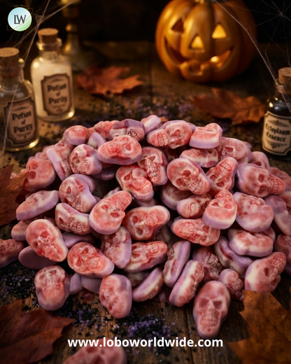 Queen City Candy Cave Halloween Gummy Skulls Candy, 1 lb.