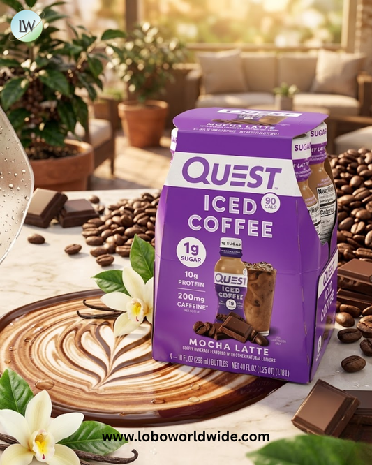 Quest Nutrition, Iced Coffee, 4 Bottles, 10 fl oz (296 ml) Each