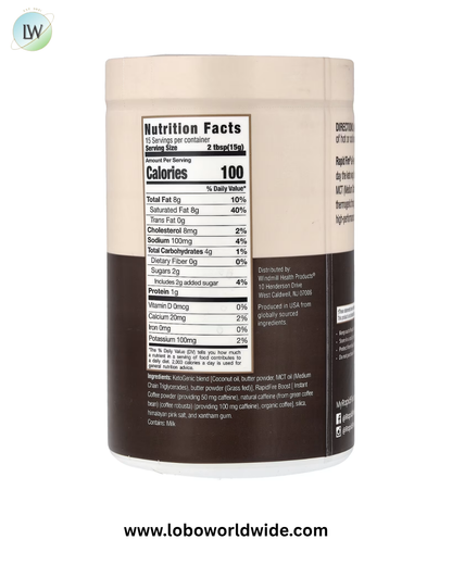 RAPIDFIRE, Keto Coffee, Original Blend, Instant, Medium Roast, 7.93 oz (225 g)