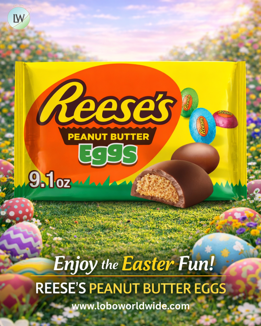 REESE'S Chocolate Peanut Butter Creme Eggs, Easter Candy Bag, 9.1 oz