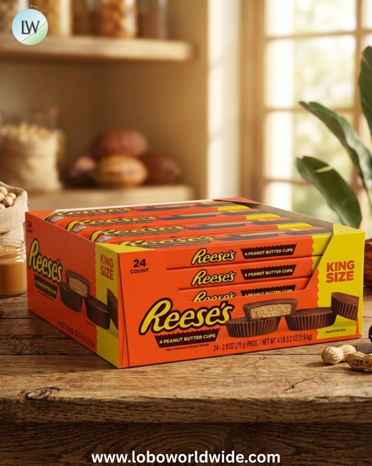 REESE'S Milk Chocolate Peanut Butter Cups, King Size, 2.8 oz., 24 pk.