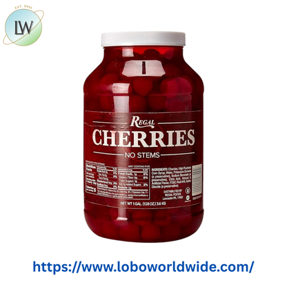 Regal Maraschino Cherries Without Stems - 1 Gallon
