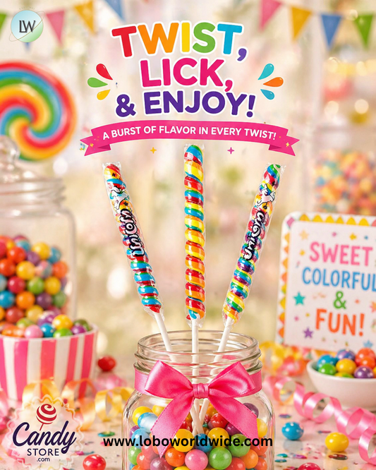 Rainbow Unicorn Pops 18-inch - 36ct