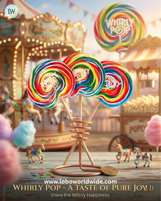 Rainbow Whirly Pops