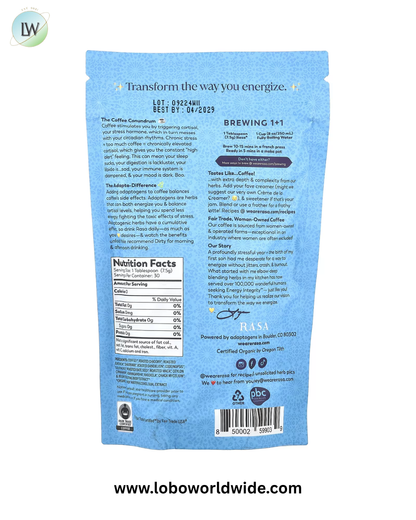 Rasa, Adaptogen-Packed, 8 oz (226 g)
