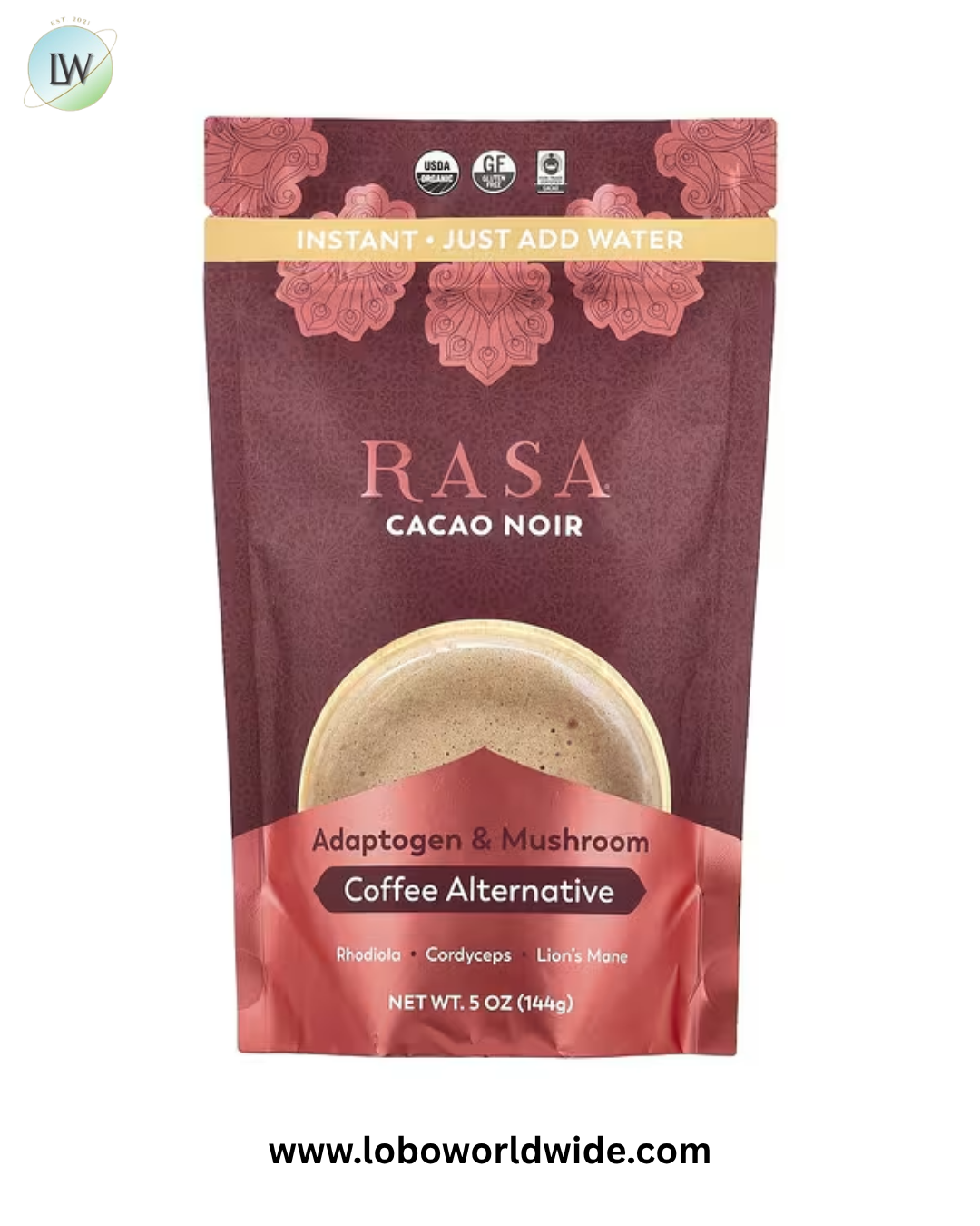 Rasa, Adaptogen & Mushroom Coffee Alternative, Instant, 5 oz (144 g)