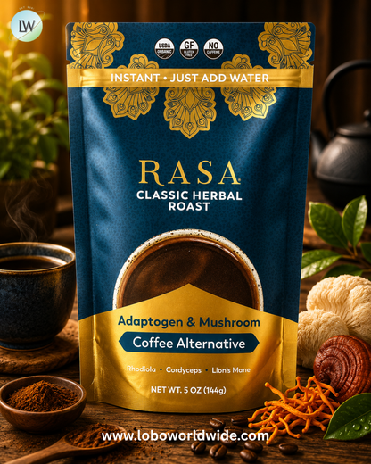 Rasa, Adaptogen & Mushroom Coffee Alternative, Instant, 5 oz (144 g)
