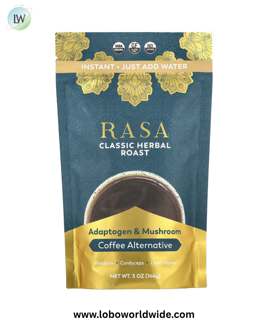 Rasa, Adaptogen & Mushroom Coffee Alternative, Instant, 5 oz (144 g)
