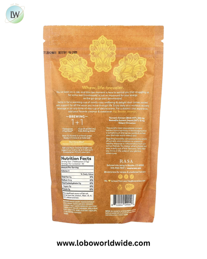 Rasa, Adaptogenic Recovery Tonic, Golden Chai, 8 oz (226 g)
