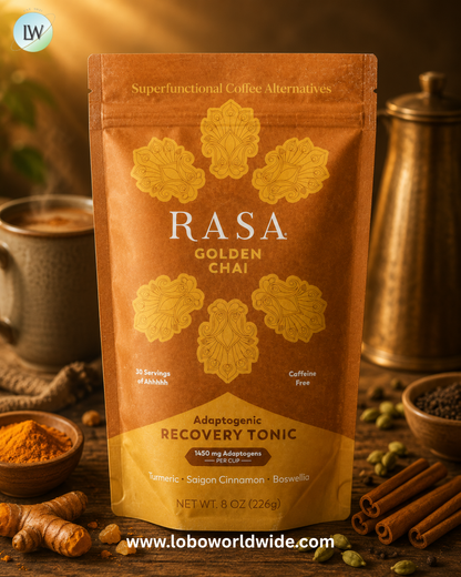 Rasa, Adaptogenic Recovery Tonic, Golden Chai, 8 oz (226 g)