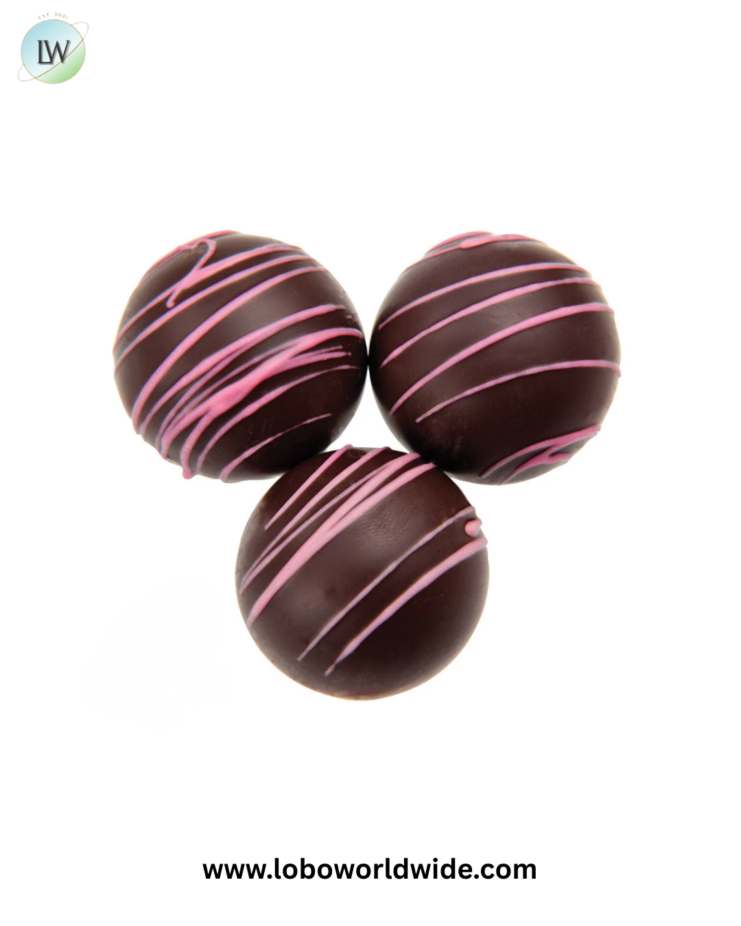 Raspberry Birnn Dessert Truffles Dark Chocolate - 24ct