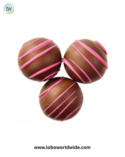 Raspberry Birnn Dessert Truffles Milk Chocolate - 24ct