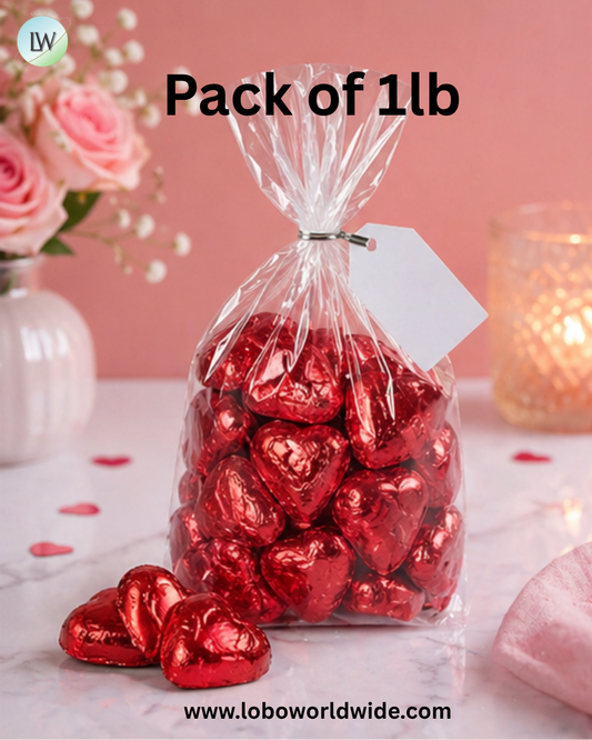 Red Mini Chocolate Hearts