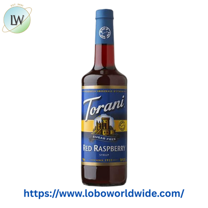 Torani Sugar Free Red Raspberry Flavoring Syrup 750 mL
