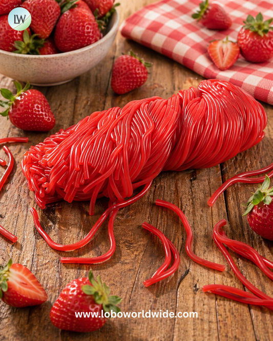 Red Shoestring Licorice Laces 2 Pounds