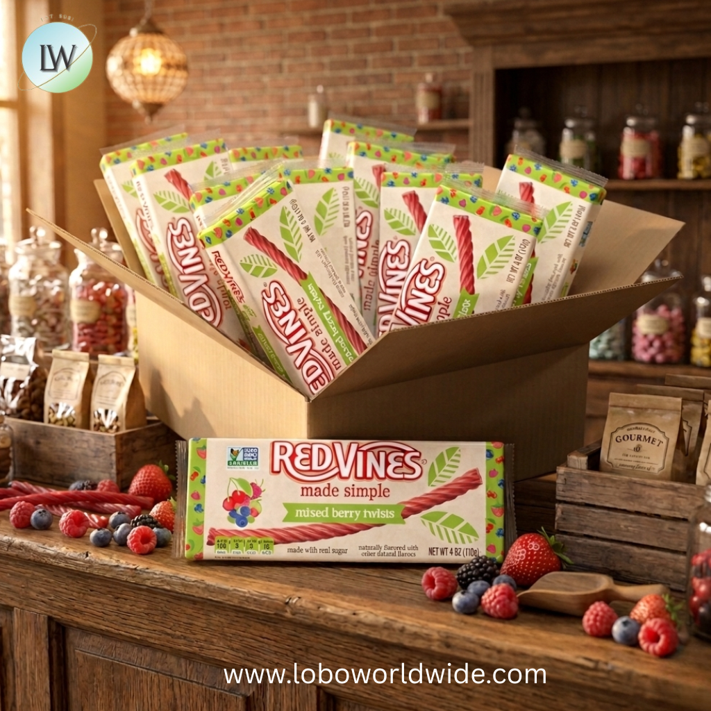 Red Vines Twists Tray Pack of 12 (Various Flavours)