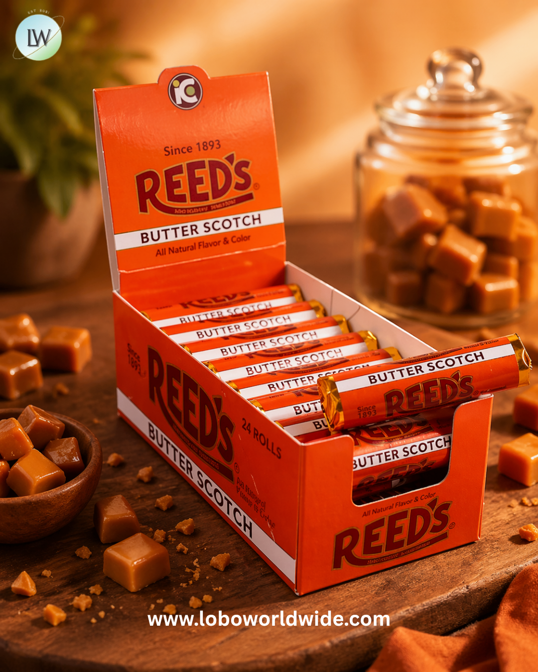 Reeds Candy Rolls 24 Pack
